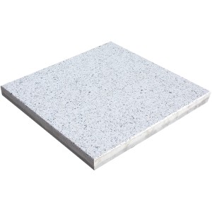 Häusler Noblit Steinplatte Kristall, 40x40 cm, für Terrasse & Gehweg. Pflegeleichte Betonplatte.