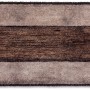 Astra Sauberlaufmatte Pure und Soft mit Holz-Herz Design, 50x150 cm. Fußmatte für den Innenbereich.