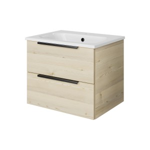 Pelipal Badmöbel-Set Quantum 07, Polar Pinie quer, 61 cm mit 2 Auszügen.