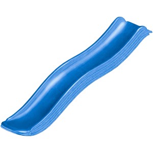 Blaue SwingKing Rutsche, 1,75 m lang, für Spielturm oder Schaukel.