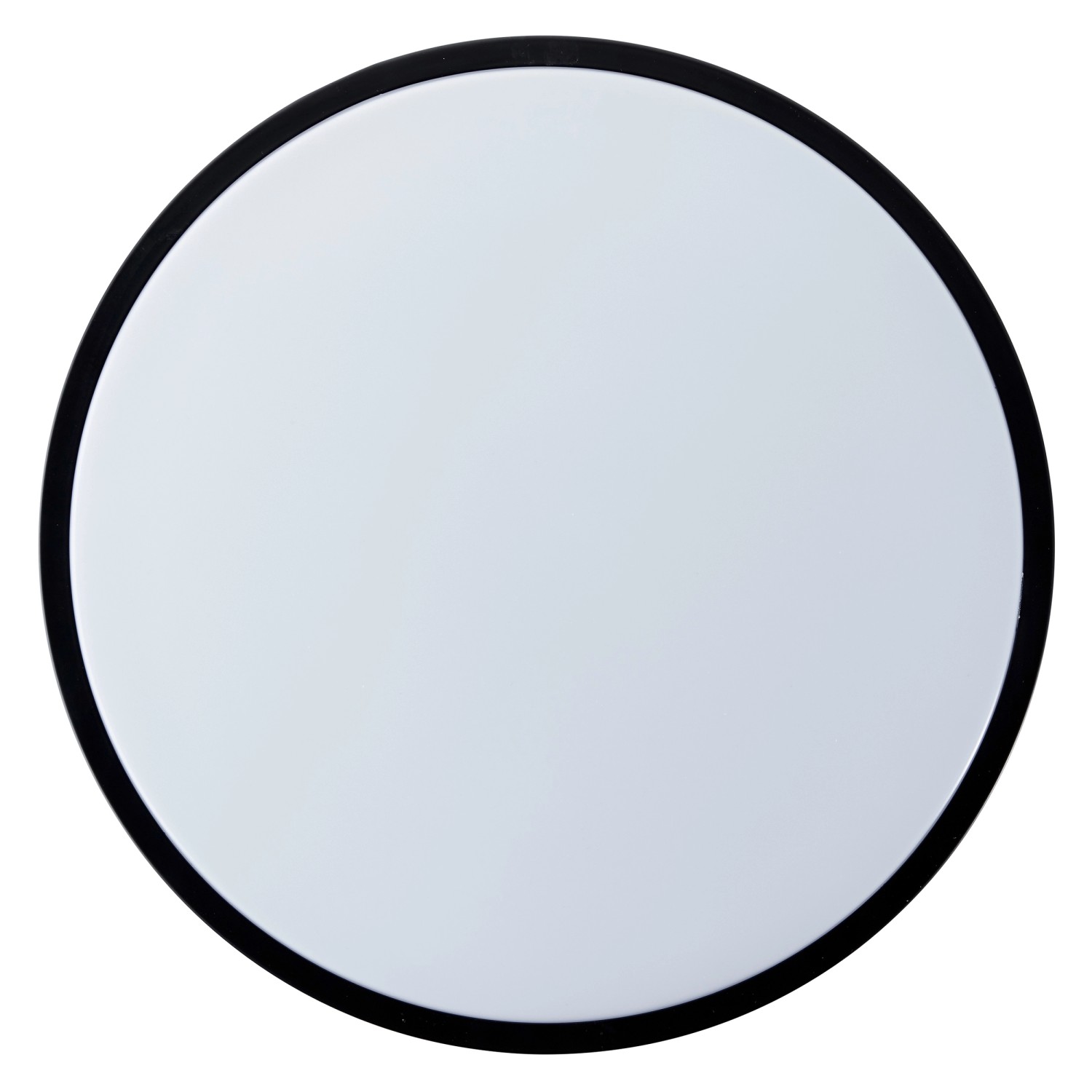 Smarte LED-Deckenleuchte Vadin, rund, schwarz-weiße Optik, für Innenräume.