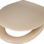 Beiger baliv WC-Sitz Belida aus Duroplast mit zeitlosem Design für jedes Badezimmer.
