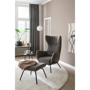 Schöner Wohnen Gardinenstange Mira, 1-Lauf, 25 mm, Castell-Eiche, 160 cm, FSC®-zertifiziert.