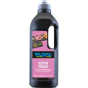 Wuxal Blütenpracht Blumendünger 1 l Flasche für üppige Blüten.