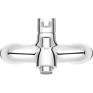 Chromfarbene baliv Wannenarmatur WA-5120 für die Wandmontage.