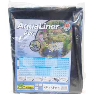 Verpackte Ubbink Teichfolie AquaLiner PVC, 4x4 m, für Gartenteiche.