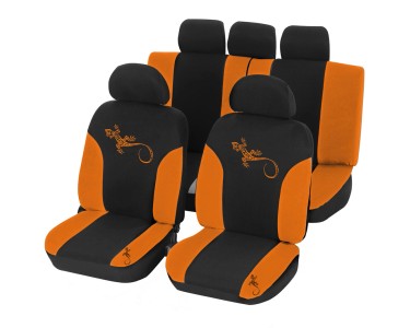 Auto-Sitzbezug-Set Reptilia 14-teilig Orange kaufen bei OBI