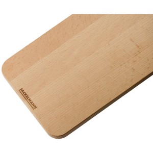 Fackelmann Holzbrett Fair, 15x35 cm, Küchenhelfer aus Buchenholz mit Griff.