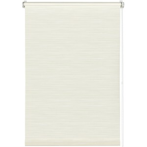 Gardinia EasyFix Rollo Dekor Streifen, 60x150 cm, weiß-beige, lichtdurchlässig.