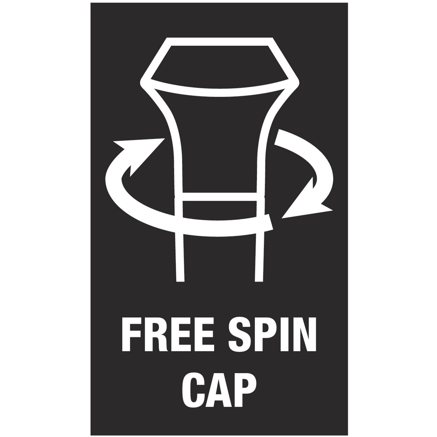 Symbol für drehbare Kappe am Wera TX-Schraubendreher für präzises Schrauben.