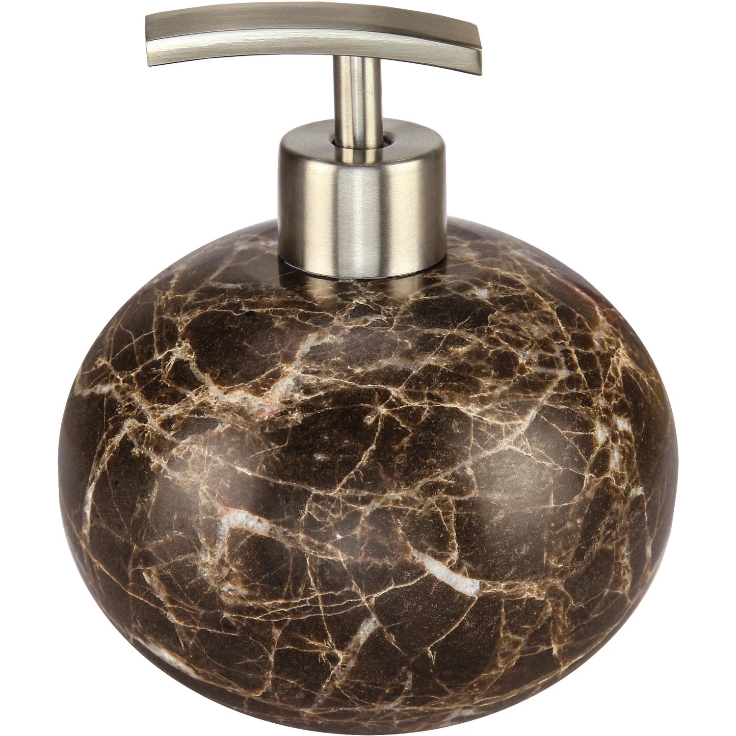 Kleine Wolke Seifenspender – Marble Design Anthrazit, Porzellan, Spülmaschinengeeignet, 16,5 Cm Hoch
