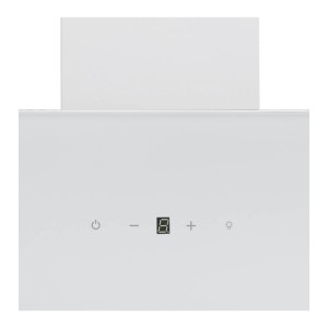 Weiße Respekta Kopffreihaube CH24060WAM mit Touch Control und LED-Beleuchtung.
