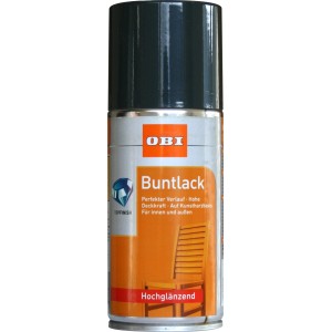 OBI Buntlack Spray RAL 7016 Anthrazit hochglänzend 150 ml