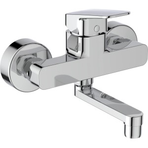 Ideal Standard Wand-Waschtischarmatur Ceraplan Chrom Aufputz