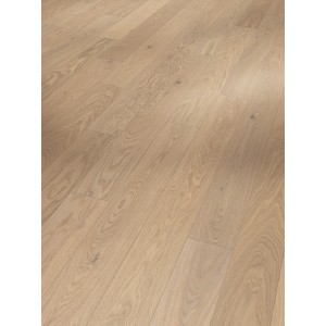 Parador Parkett Classic 3025 Eiche Cortese Weiß, matt lackiert, im Detail.