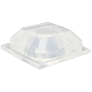 Wagner Elastikpuffer-Set EH3115 Transparent 15 mm x 15 mm x 6 mm 8-tlg.