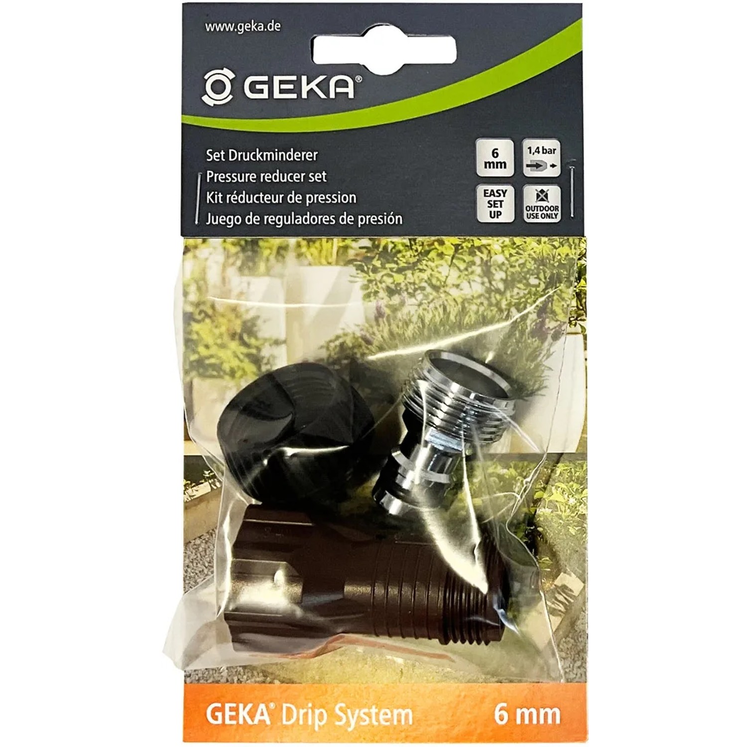 Geka Drip Druckminderer-Set (6 mm) für Micro-Drip-Systeme im OBI Online-Shop.