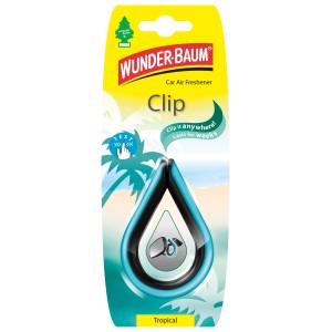Wunderbaum Clip Tropical Lufterfrischer für Auto, tropischer Duft.