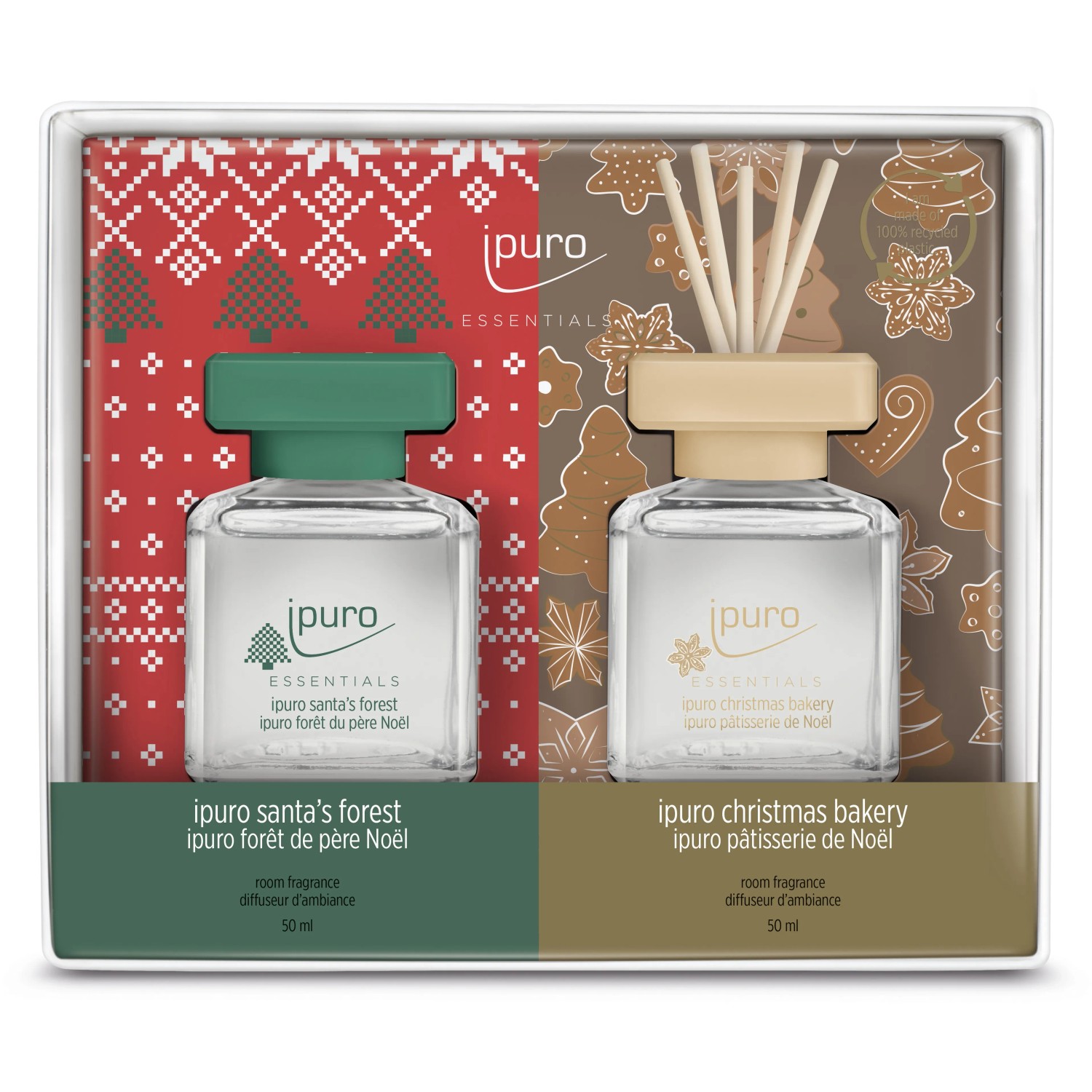 Ipuro Raumduft-Set Essentials Christmas Bakery & Santa´s Forest 2 x 50 ml kaufen bei OBI