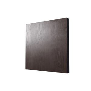 Denpanels Rahmen Kern Schwarz, 10,7x10,7 cm, Eiche geräuchert, zur stilvollen Paneel-Integration.