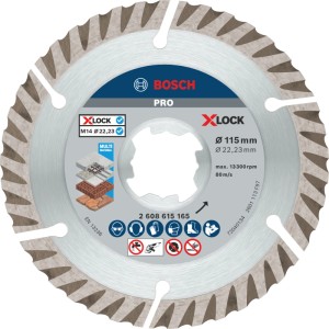 Bosch X-Lock Diamanttrennscheibe Standard Universal Ø 115 mm