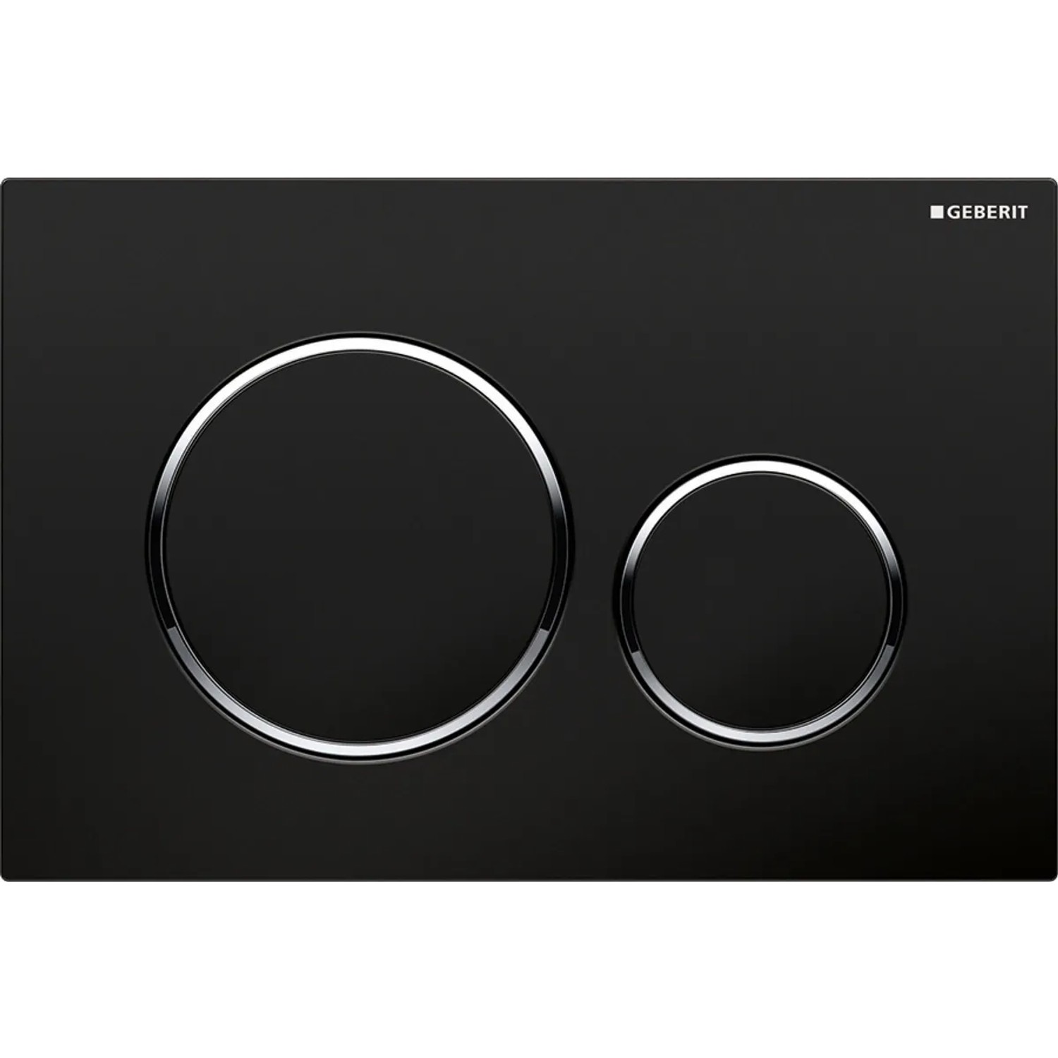 Geberit Drückerplatte 115.788.SE.5 "Sigma50" Für Betätigung Von Vorne, Glas