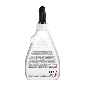 Ponal Holzleim Classic, 120g Flasche, wasserbasierter, transparenter Weißleim für Holz.