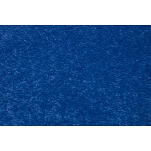 Blauer Teppichboden Denver als Meterware, 400 cm breit.