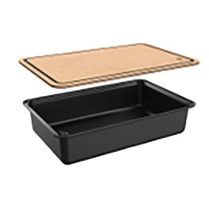 Weber Works Box mit Schneidebrett für Seitentisch, Grillutensil aus Kunststoff.