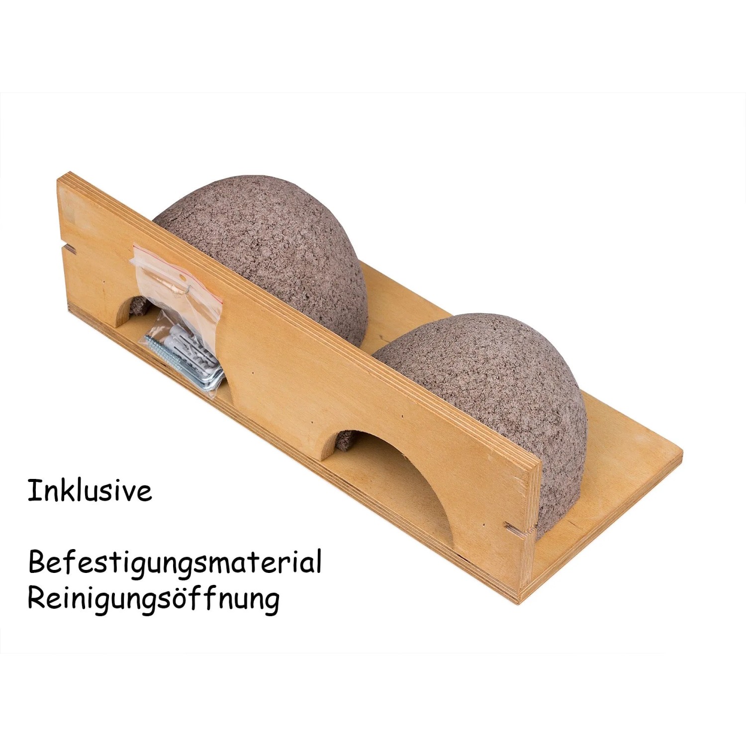 BigDean Schwalbennistkasten Doppelnest Schwalbennest Mehlschwalbennest Nistkasten Nisthilfe Schwalben Holzbeton_6
