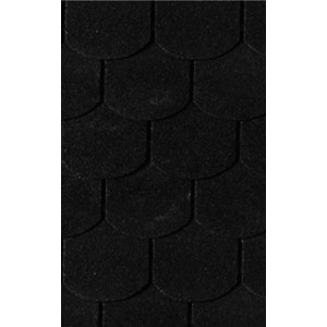 Karibu Biberschwanzschindeln Schwarz