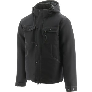 Schwarze Cat Winterjacke Stealth (Größe M) für Arbeitskleidung, wind- und wasserabweisend.