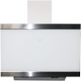 Weiße Respekta Kopffrei Dunstabzugshaube, 60 cm breit, mit Touch-Control und LED-Beleuchtung.