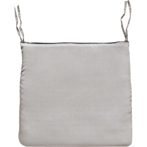 Beiges Sitzkissen mit Bändern für Yunta Balkonstuhl. Bequeme Auflage für Balkonmöbel.