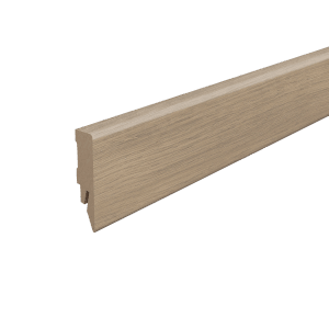 Egger Sockelleiste L729 Kubisch, Dekor Pinot Eiche Hellgrau, 6 cm hoch.