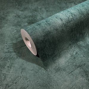 Rolle Marburg Vliestapete Struktur Modern Grün mit fühlbarer Oberfläche.