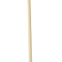 Bürstenmann Straßenbesen, 40 cm breit, mit Holzstiel und roten Borsten für die Reinigung von Wegen.