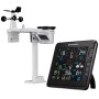 Bresser WLAN-Wetterstation Profi 7-in-1 mit Außensensor und Farbdisplay zur Wetterdatenanzeige.
