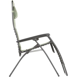 Lafuma Relaxsessel RSXA CLIP XL, Moss, Gartenstuhl mit verstellbarer Kopfstütze und Clip-Befestigung.