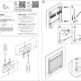 Montageanleitung für Gardinia Plissee Concept Thermo Abdunklung, 75x130 cm, Weiß.