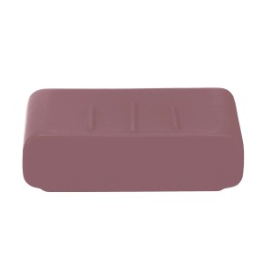 Kleine Wolke Cubic Seifenschale in Beere, eckige Form.