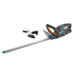 Gardena Akku-Heckenschere ComfortCut 60/18V mit Akku und Ladegerät.