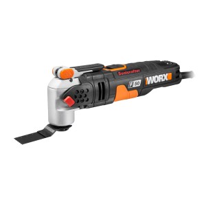 Worx Multifunktionswerkzeug WX681: Vibrationsarmes Werkzeug zum Schneiden, Sägen, Schleifen und Polieren.