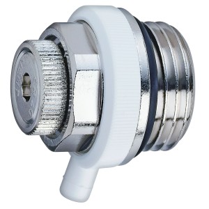 Automatischer Heizkörperentlüfter (5er-Set) aus Metall und Kunststoff für Heizungsinstallationen.