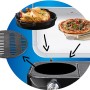 Campingaz Attitude 2100 LX Gas-Tischgrill mit Zubehör für Pizza und Brathähnchen.