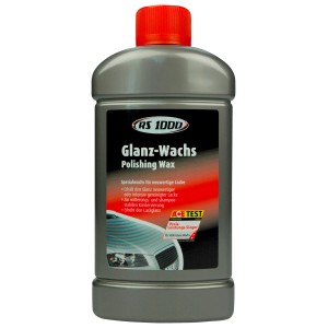 RS1000 Glanzwachs 500ml für Autopflege: Spezialwachs für Lackglanz und Schutz.