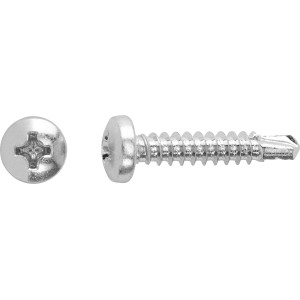 Linsenkopf Universalschraube PH-Antrieb Ø 3,5 mm x 19 mm 40 Stück