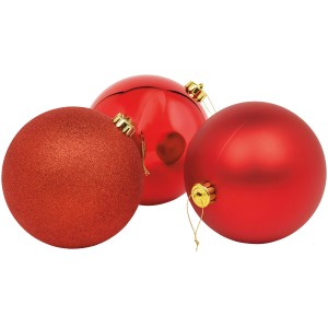 XXL Weihnachtskugel Ø 14 cm 1 Stück Rot