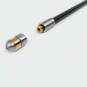 Kärcher Rohrreinigungsset PC 7.5 für Hochdruckreiniger K2-K7, bestehend aus Schlauch und Düse.