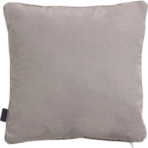 Quadratisches Madison Zierkissen Panama in Jute-Optik, 45x45 cm, für Gartenmöbel und Wohnambiente.